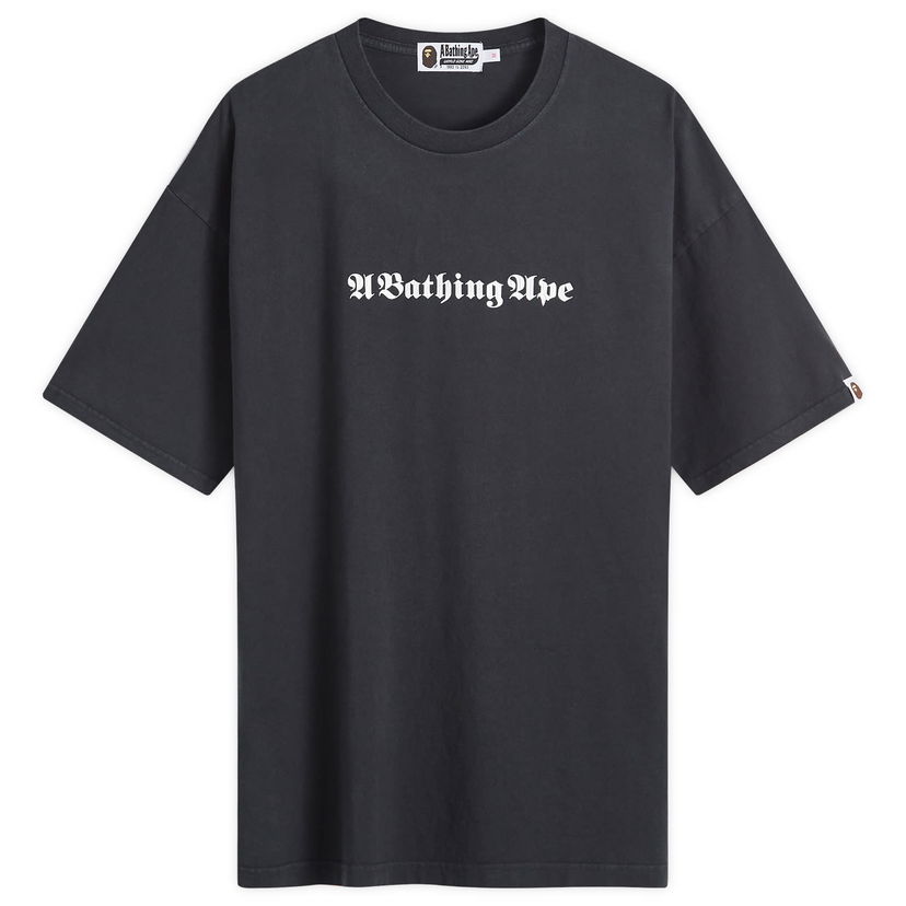 T-shirt BAPE A Bathing Ape Women's Pigment Dye T-Shirt in Black, Size Medium | END. Clothing Svart | 001CSK302002L-BLK