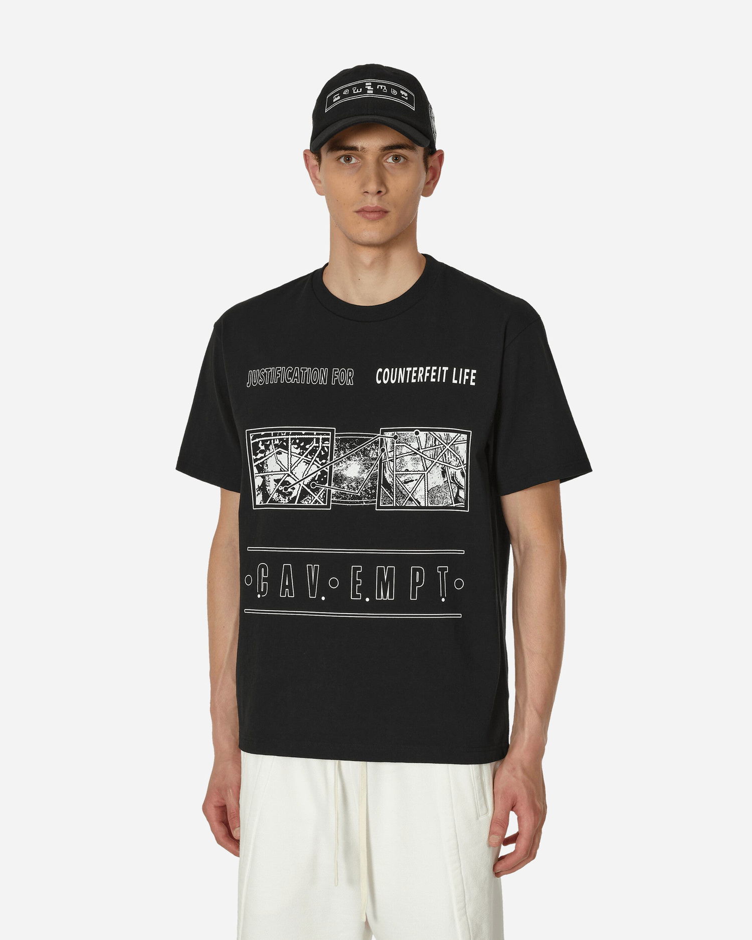 T-shirt Cav Empt Justification T-Shirt Svart | CES23T12 001, 1
