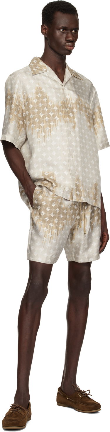 Shorts AMIRI Amiri MA Quad Bleached Shorts Beige | AMSHCA1074, 3