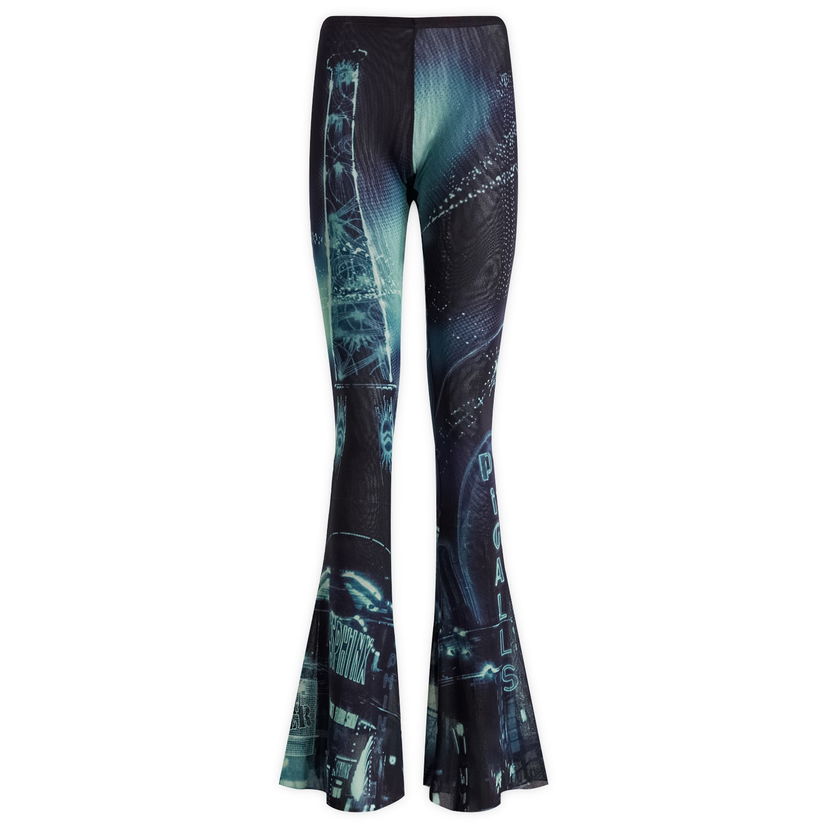 Damasker Jean Paul Gaultier Pigalle Print Mesh Trousers Svart | 2430FPA157T55259560100