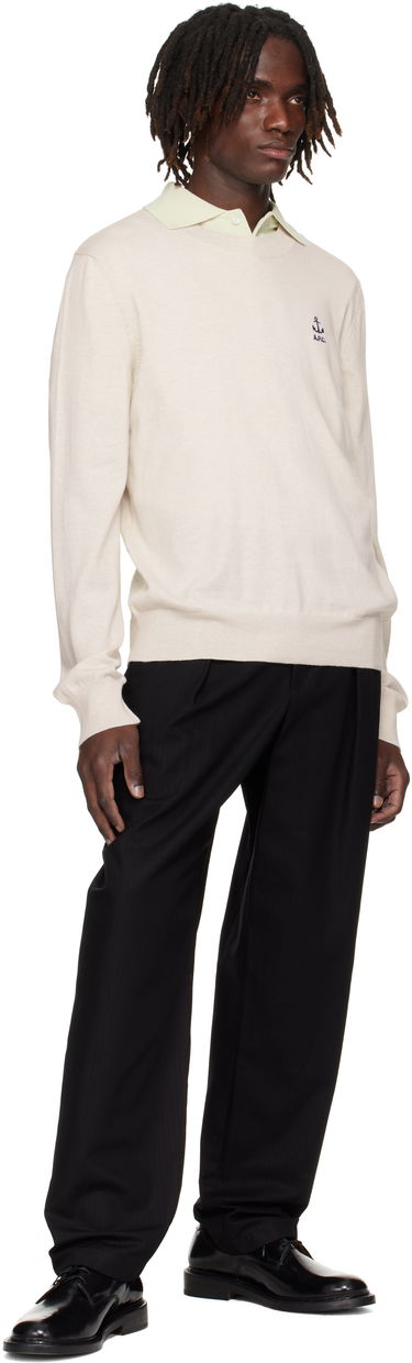 Byxor A.P.C. A.P.C. Renato Pleated Trousers Svart | COHHW-H08428, 3