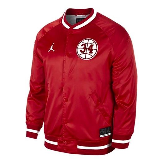 Bomberjacka Jordan Air Jordan Thin and Light Baseball Jacket 34 Röd | AR1170-688