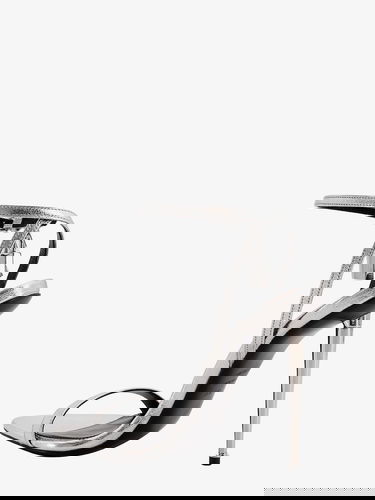 Sneakers och skor Tom Ford Metallic Leather Padlock Stiletto Sandals Metallisk | W2272LSP014S1G004, 2