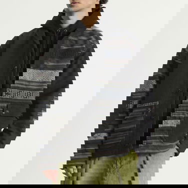 Jacka Maharishi Upcycled Patchwork Shawl Collar Chore Jacket Flerfärgad | 7142-BLK, 2