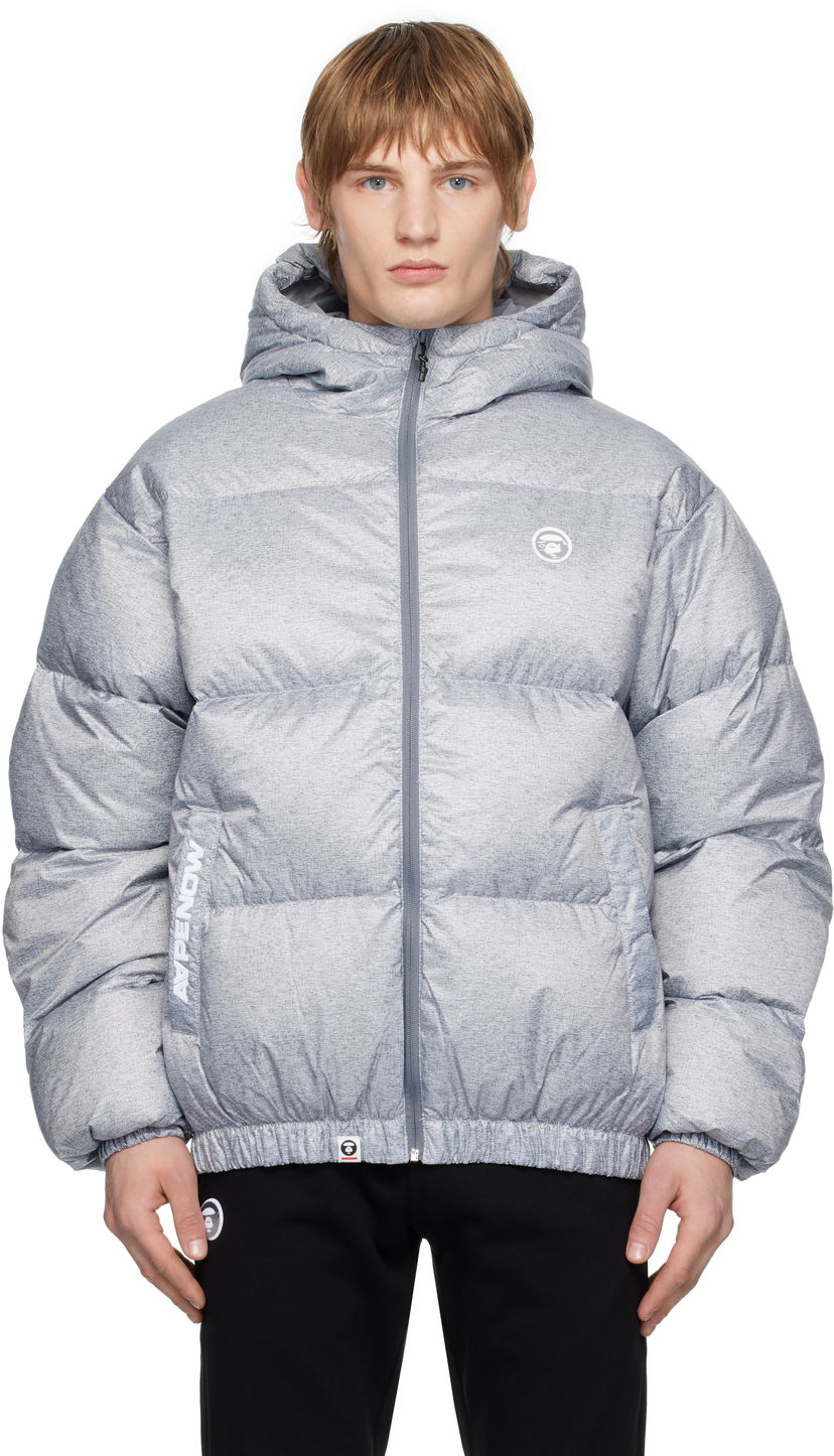 Pufferjacka AAPE by A Bathing Ape AAPE by A Bathing Ape 'AAPE NOW' Down Jacket Grå | AAPDNM7654XANGY2
