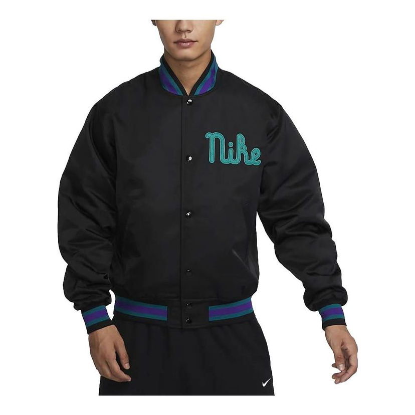 Bomberjacka Nike Loose Satin Jacket Svart | FQ7970-010