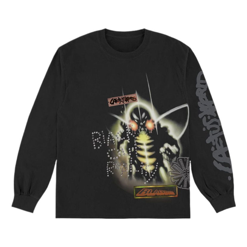 T-shirt Cactus Jack by Travis Scott Travis Scott FW22 Beetle Jack Long Sleeve T-Shirt Svart | TS-22FW004