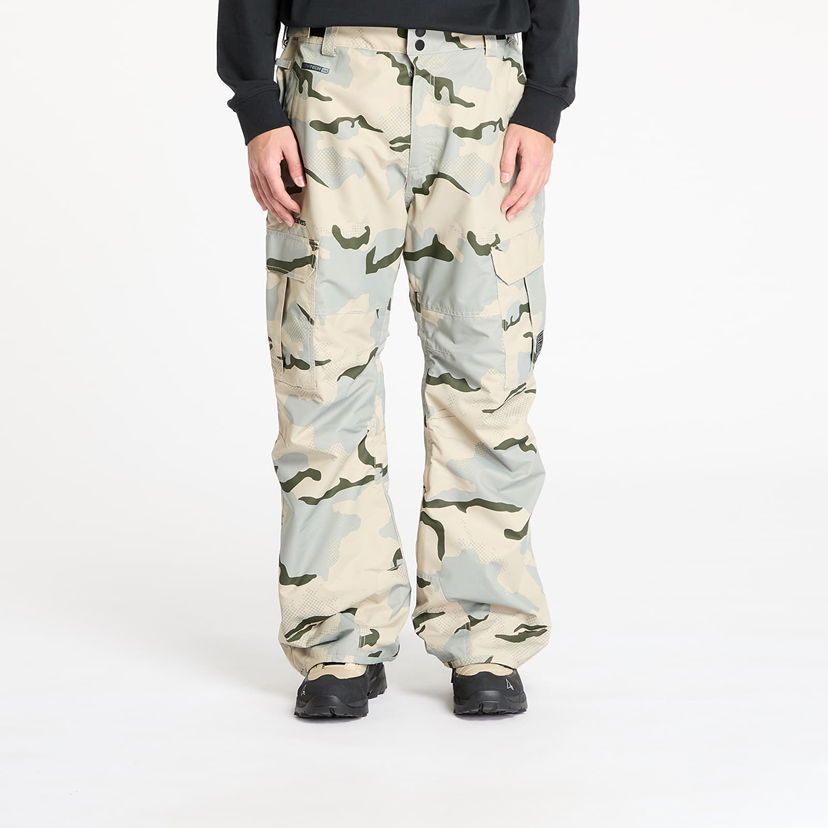 Cargo byxor Horsefeathers Horsefeathers Rowen Camo Cargo Snow Pants Beige | OM316F