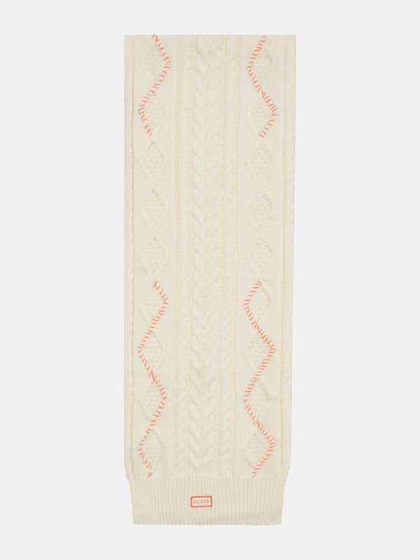 Halsduk GUESS Knitted Scarf Beige | AW9971WOL03, 0