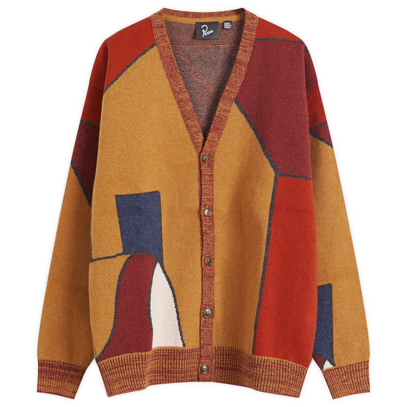Sweater By Parra Stupid Shed Knitted Cardigan Brown Brun | 52325