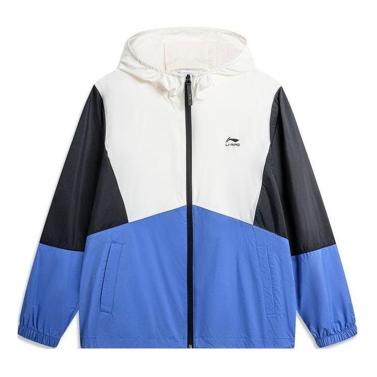 Vindjacka Li-Ning Color Block Windbreaker Jacket Blå | AFDU363-5