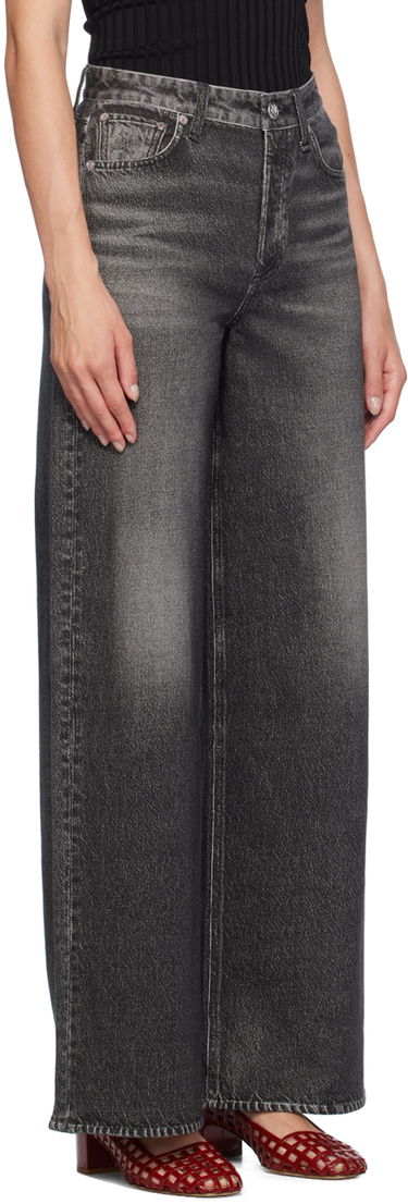 Jeans rag & bone Miramar Sofie Full Length Wide-Leg Trousers Svart | WCW24F70018201, 1