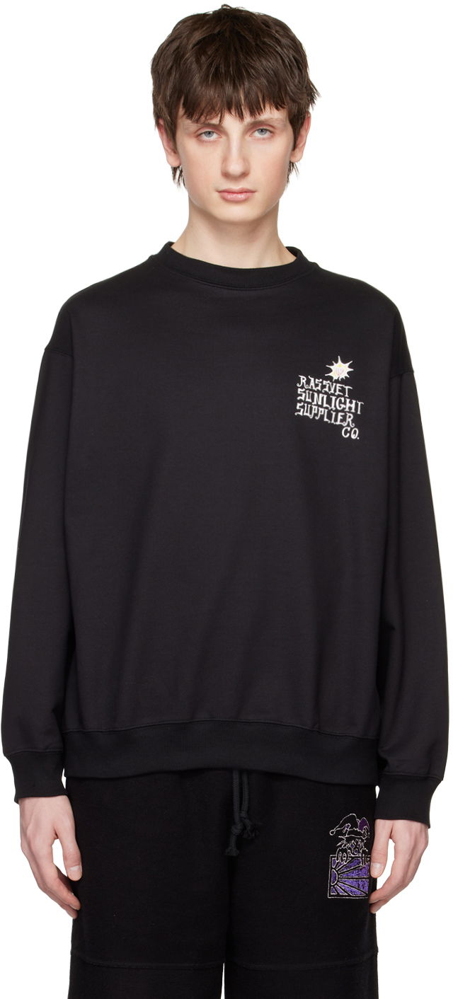 Sweatshirt PACCBET 'Sunlight Supplier' Sweatshirt Svart | PACC12T024