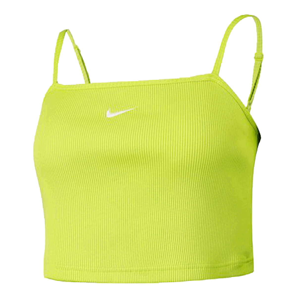 Crop top Nike Essential Ribbed Crop Top Grön | DM6737-321, 0