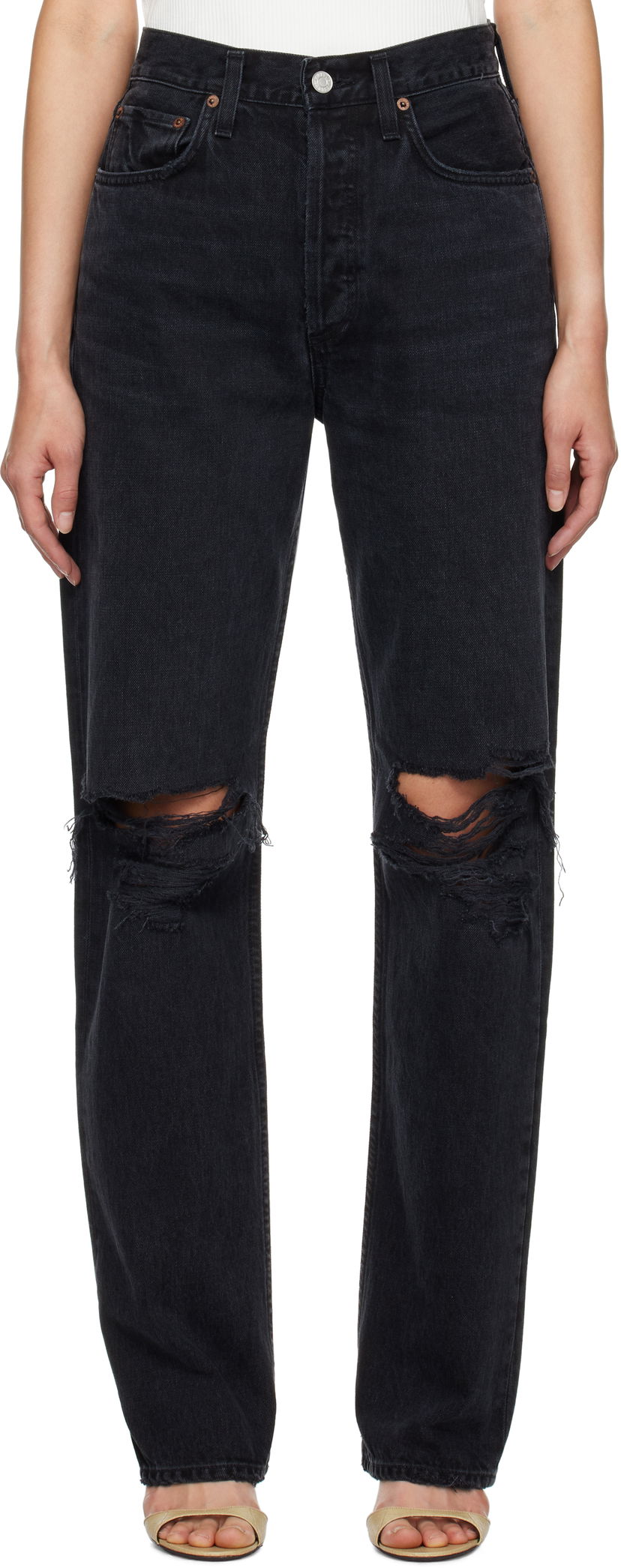 Jeans AGOLDE Kelly Jeans Svart | A199-1157