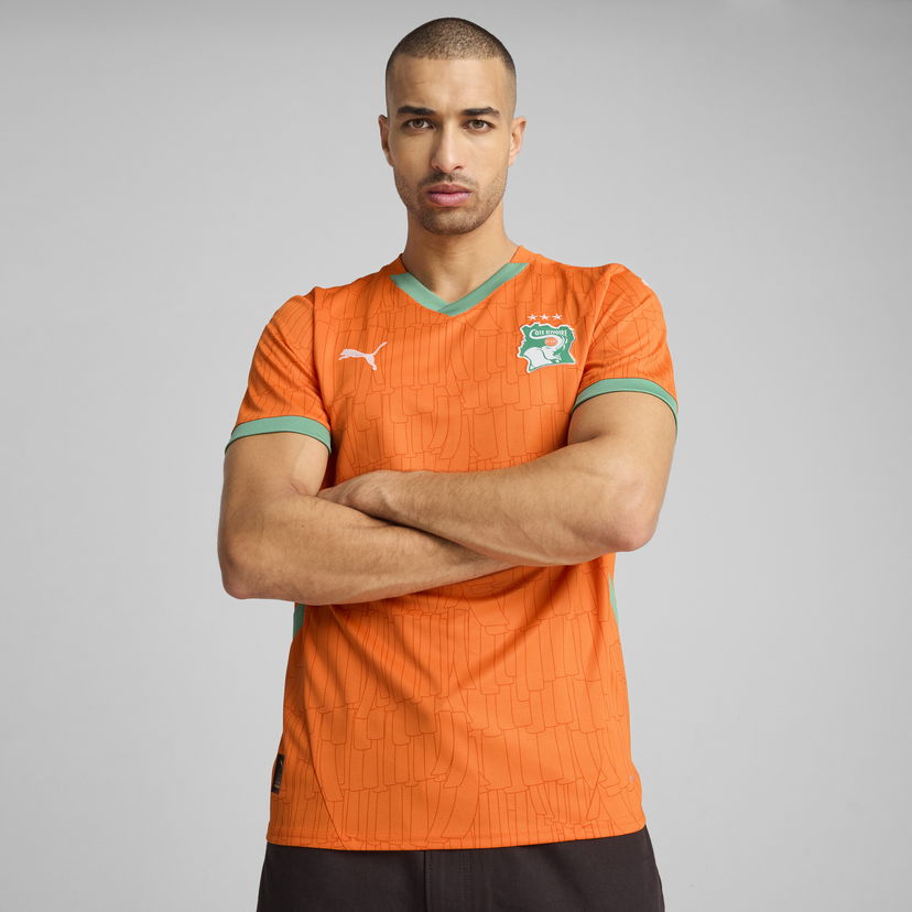 Jersey Puma Ivory Coast Home 2025 Jersey Orange | 777187_01