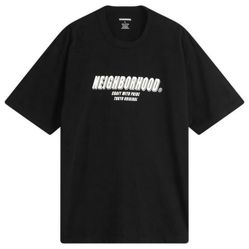 T-shirt Neighborhood SS-1 T-Shirt, Size Large Svart | 251PCNH-ST01-BLK