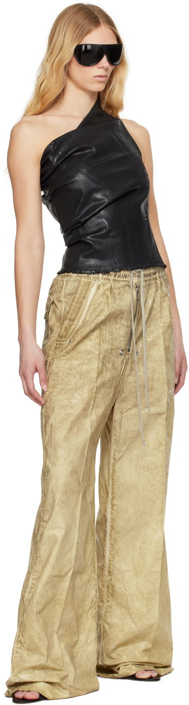 Linne Rick Owens Rick Owens DRKSHDW Hollywood Athena Cropped Denim Top Svart | DS01E3131 SCF, 3