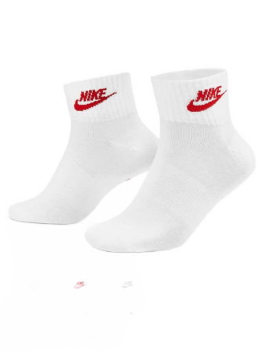 Strumpor Nike Everyday Essential Ankle Socks 3 Pack Vit | DX5074-911