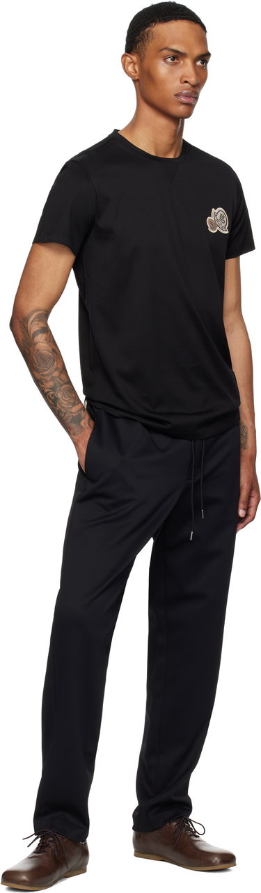 Byxor Moncler Moncler Logo Jogging Trousers Svart | K20912A0002289ALO, 3
