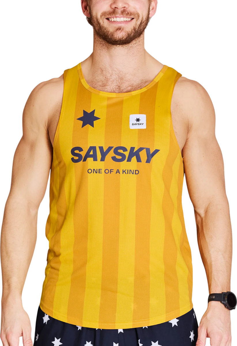 Linne Saysky Saysky Stripe Combat Singlet Gul | nmrsi31c-008