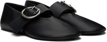 Sneakers och skor Jil Sander Jil Sander Buckle Ballerina Flats Svart | J15WZ0031_P8175, 3