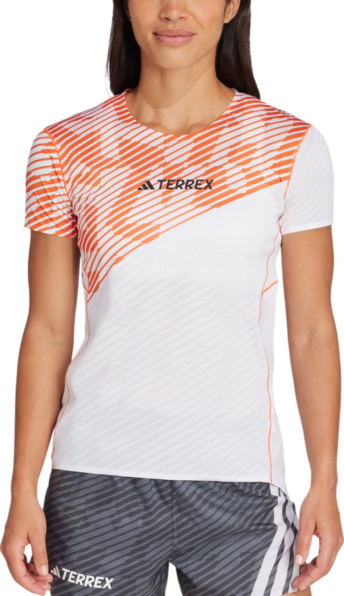 T-shirt adidas Performance Terrex Techrock Pro T-Shirt Vit | jx2800
