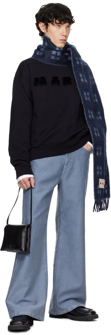 Handväska Marni Marni Soft Calf Leather Pochette Bag Svart | PHMO0032U0P529800N99, 3