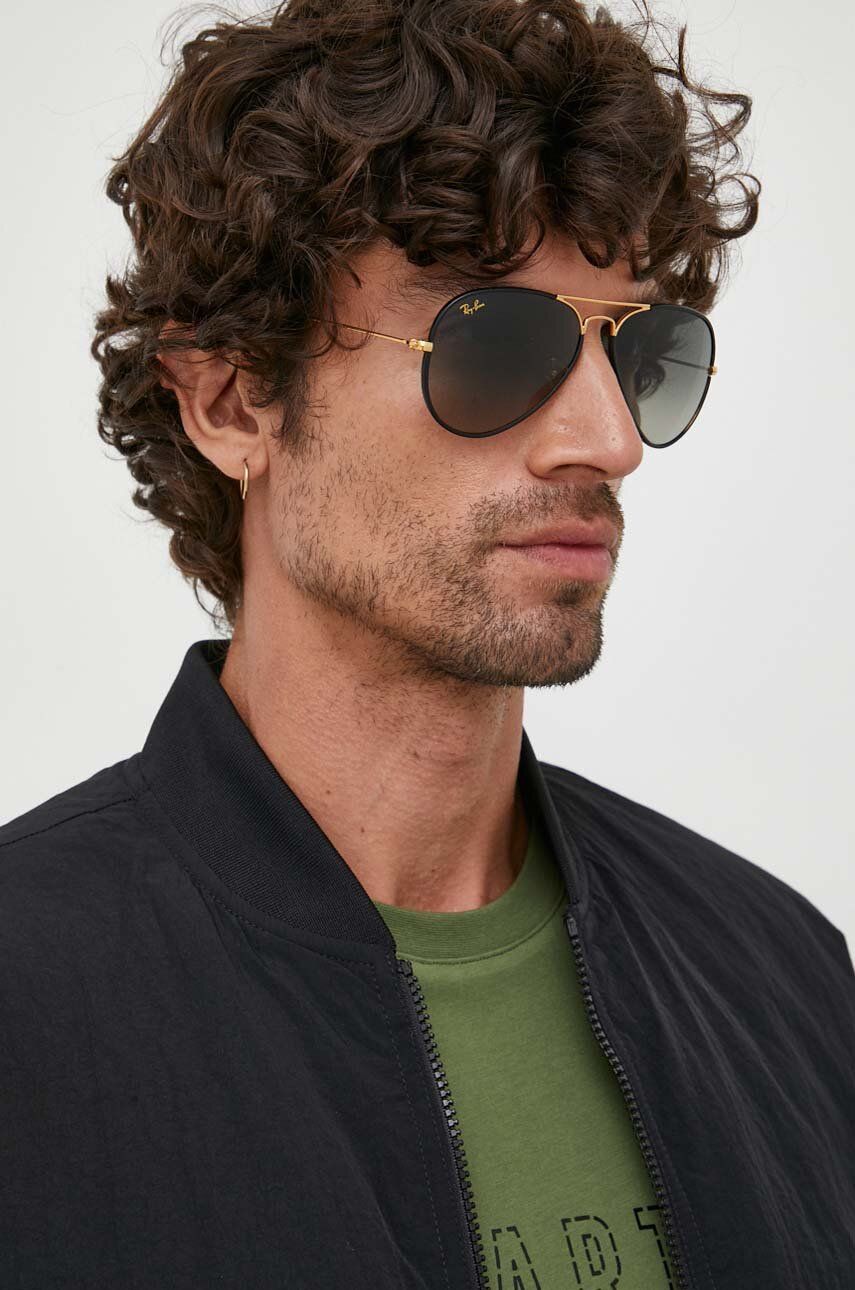 Solglasögon Ray-Ban Ray-Ban Aviator Full Color Sunglasses Svart | 0RB3025JM, 0