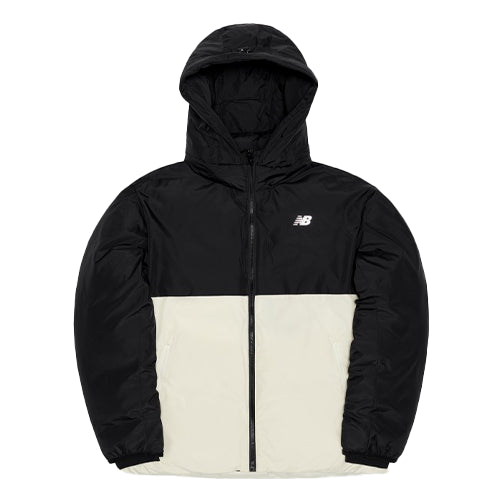 Pufferjacka New Balance Color Block Sport Jacket Vit | NPA4S013BK