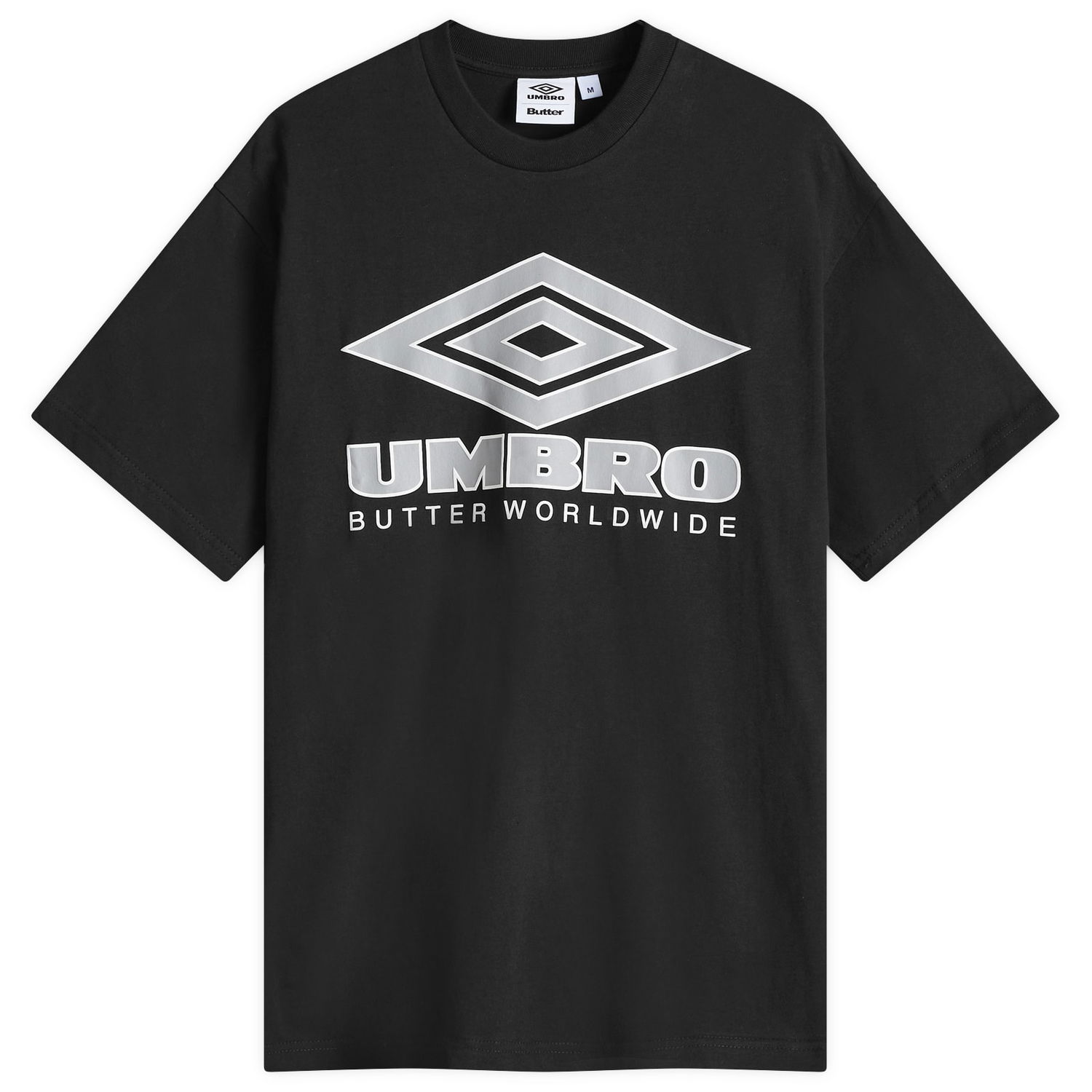 T-shirt Butter Goods Diamond Logo Svart | BGUMB100-BLK, 0