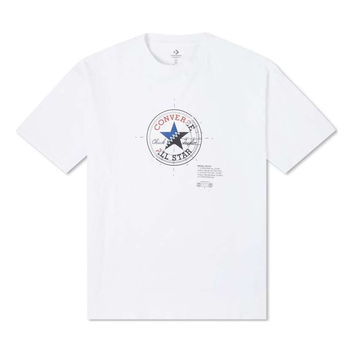 T-shirt Converse Chuck Anatomy Graphic Oversized T-Shirt Vit | 10024359-A01, 0