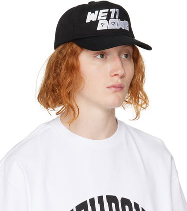 Keps We11done We11done Square Logo Washed Cap Svart | WD-AH3-22-416-U-BK, 1