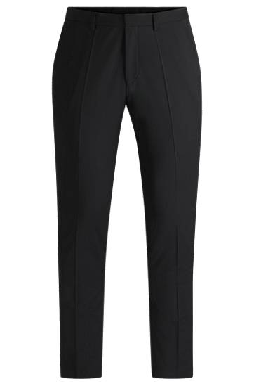 Byxor BOSS Extra Slim Fit Super Flex Trousers Svart | 50446520