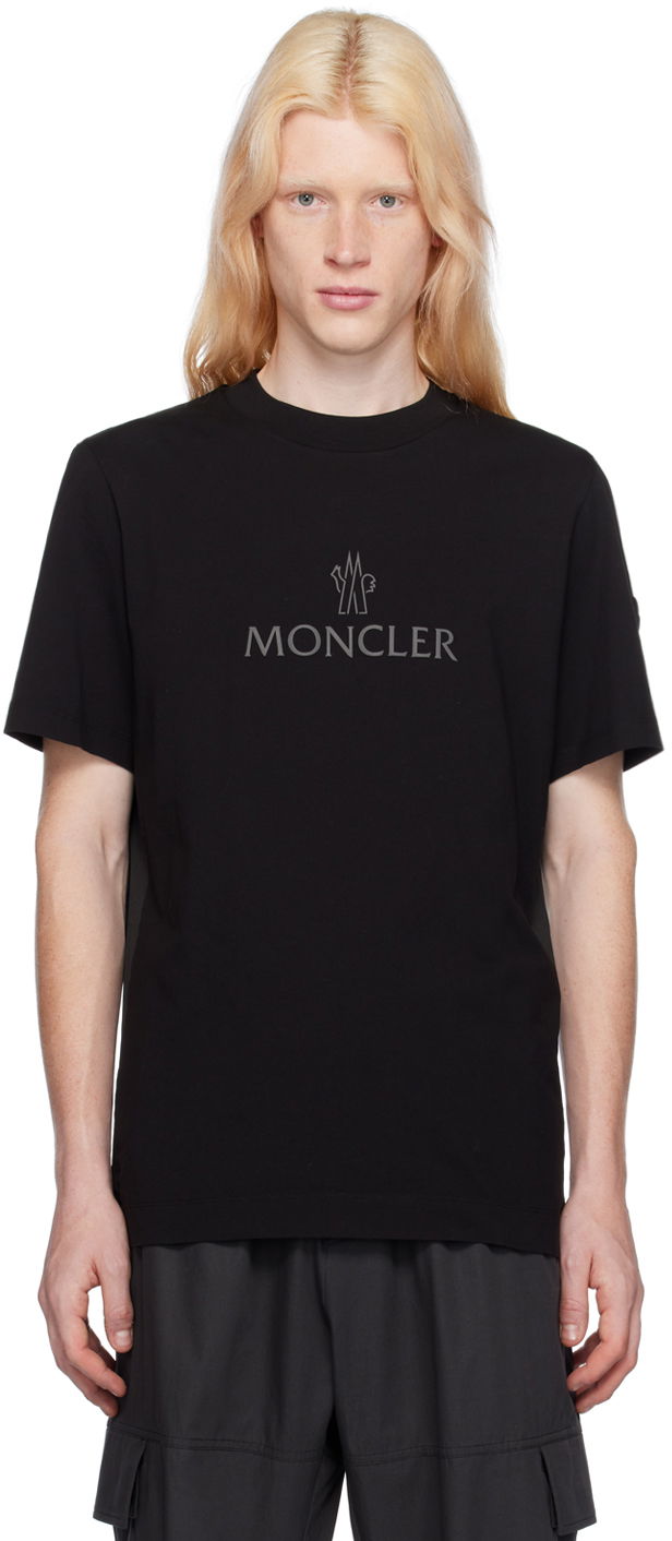 T-shirt Moncler Bonded T-Shirt Svart | J10918C00060829H8, 0