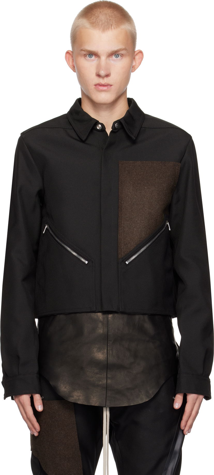 Jacka Rick Owens Porterville Alice Jacket Svart | RR02D6743 HDUWTY