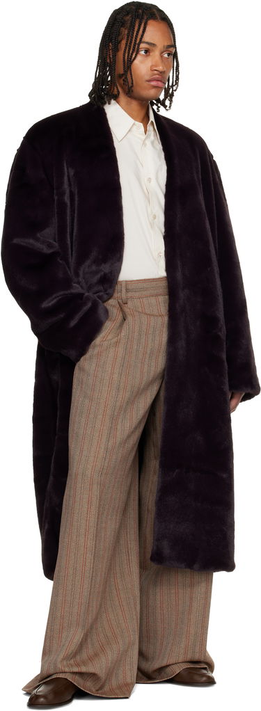 Rockar Casablanca Shawl Faux-Fur Coat Svart | M-AW25-OT-218-01, 3