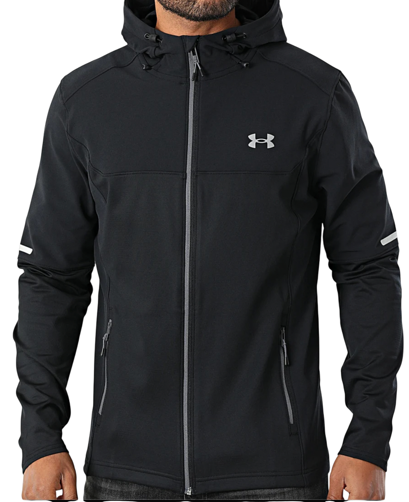 Jacka Under Armour Utility Woven Winterized Full-Zip Hooded Jacket Svart | 6006112-001