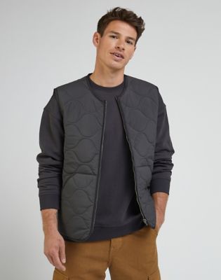 Kläder Lee Vest Washed Black Size XXL Grå | 112341650:XXL, 1