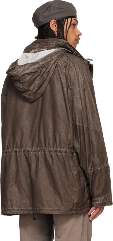 Parkas OUR LEGACY Our Legacy Horizon Hooded Waxed Cotton Jacket Grå | M2251HAB, 2