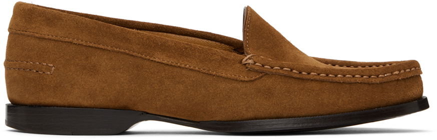Sneakers och skor The Row The Row Ruth Suede Loafers Brun | F1425-L25, 0