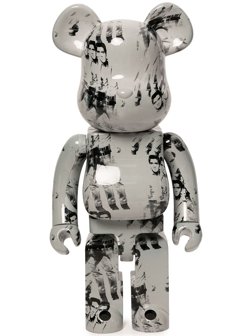 Samlarobjekt Medicom Toy BE@RBRICK Andy Warhol's Elvis Presley 1000% - Grey Grå | AWEP100016963719