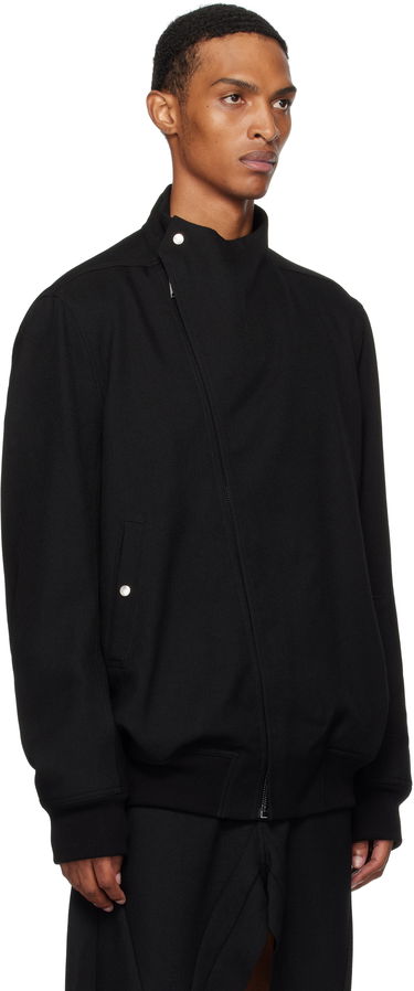Jacka Rick Owens Rick Owens Concordians Flight Jacket Svart | RU02E1760 WD, 1