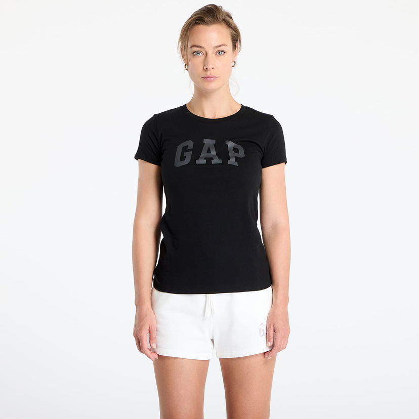T-shirt GAP Logo T-Shirt Svart | 729555-06