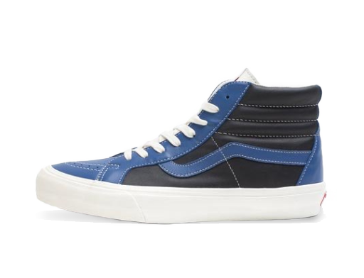 Skateboarding Vans Sk8-Hi Reissue VLT LX True Blue Black Blå | VN0A4BVHXHU