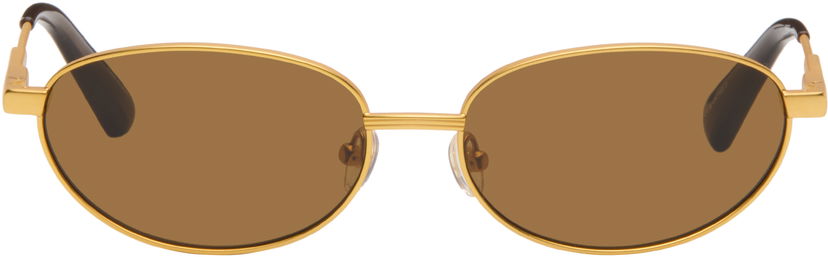 Solglasögon Jacquemus Jacquemus 'The Alba' Sunglasses Brun | JAC120C1SUN