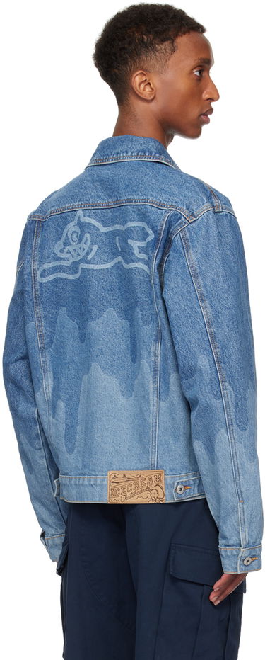 Jacka BBC IceCream ICECREAM Lazer Drip Trucker Denim Jacket Blå | IC24369, 2