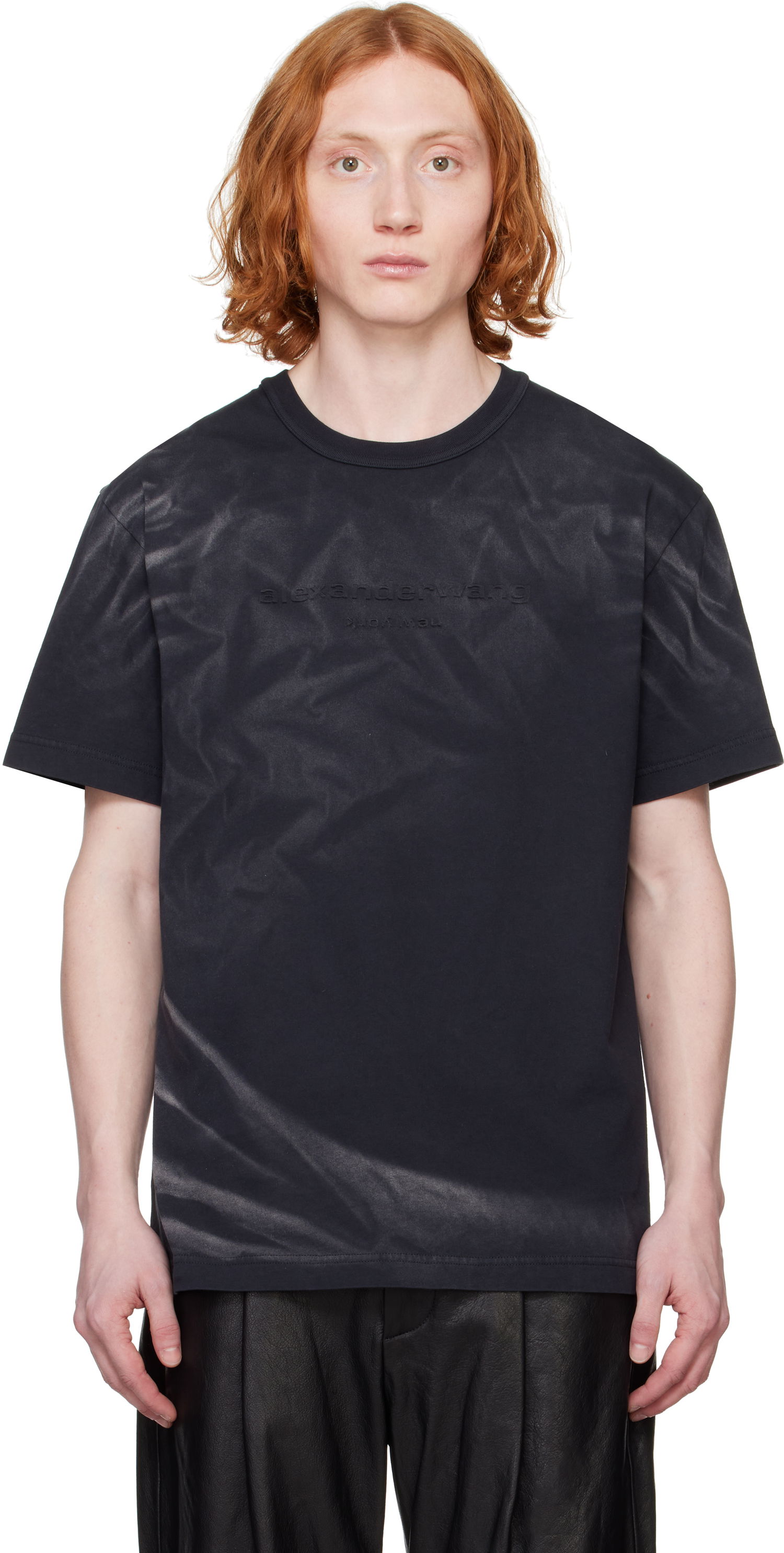 T-shirt Alexander Wang Alexander Wang Logo T-Shirt Svart | UCC1251781, 0