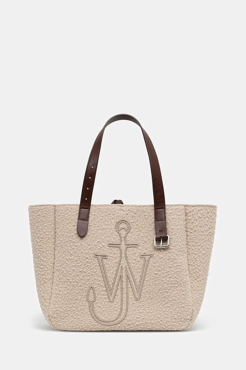 Tygpåse JW Anderson JW Anderson Belt Tote Bag Beige | HB0545.FA0468