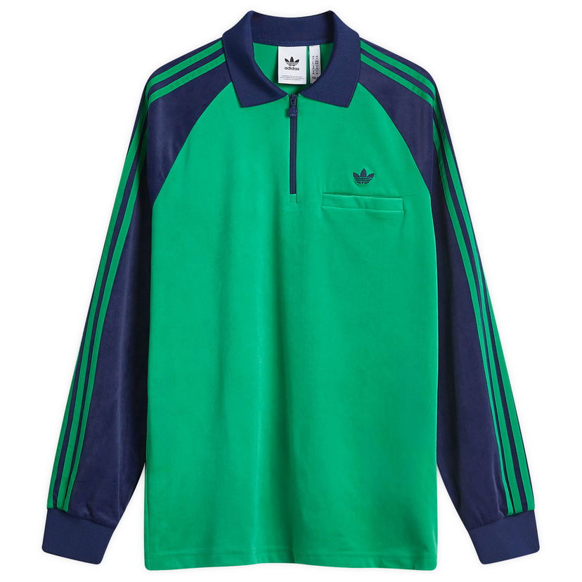 Polotröja adidas Originals Polo Shirt Green Indigo Grön | JN5981